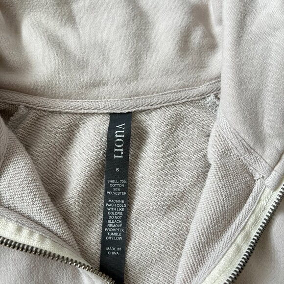 Vuori Cream Quarter-Zip Sweatshirt - Picture 2 of 9